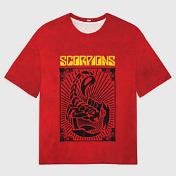 Футболка оверсайз мужская Scorpions Rock Believer, цвет: 3D-принт