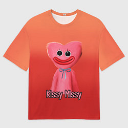 Футболка оверсайз мужская КИССИ МИССИ KISSY MISSY, цвет: 3D-принт