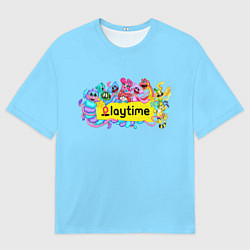 Футболка оверсайз мужская POPPY PLAYTIME chapter 2 персонажи, цвет: 3D-принт