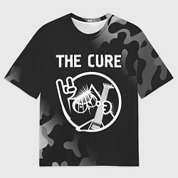 Мужская футболка оверсайз The Cure КОТ Камуфляж