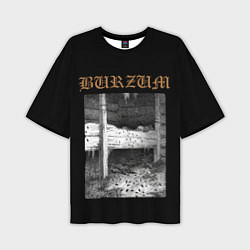 Мужская футболка оверсайз Burzum cockroaches