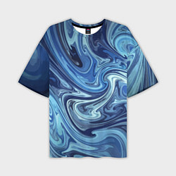 Мужская футболка оверсайз Абстрактный авангардный паттерн Abstract avant-gar