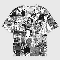 Мужская футболка оверсайз Дорохэдоро pattern