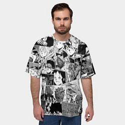 Футболка оверсайз мужская Дорохэдоро pattern, цвет: 3D-принт — фото 2