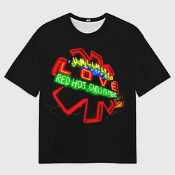 Футболка оверсайз мужская Unlimited Love - Red Hot Chili Peppers, цвет: 3D-принт