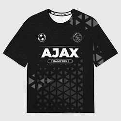 Футболка оверсайз мужская Ajax Champions Uniform, цвет: 3D-принт