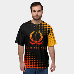 Футболка оверсайз мужская Critical Ops К-ОПС, цвет: 3D-принт — фото 2
