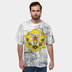 Футболка оверсайз мужская ВДВ СИЛОВИКИ, цвет: 3D-принт — фото 2