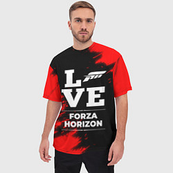 Футболка оверсайз мужская Forza Horizon Love Классика, цвет: 3D-принт — фото 2
