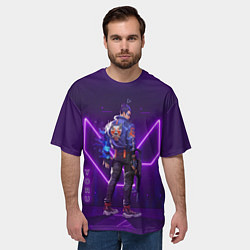 Футболка оверсайз мужская YORU VALORANT, цвет: 3D-принт — фото 2