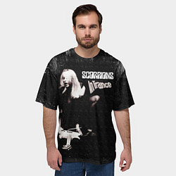 Футболка оверсайз мужская In Trance - Scorpions, цвет: 3D-принт — фото 2