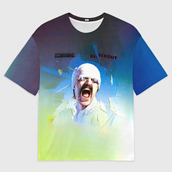 Футболка оверсайз мужская Blackout - Scorpions, цвет: 3D-принт