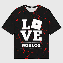 Футболка оверсайз мужская Roblox Love Классика, цвет: 3D-принт