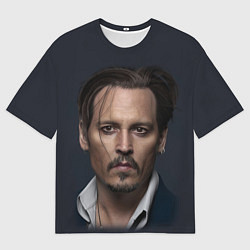 Футболка оверсайз мужская Джонни Депп Johnny Depp, цвет: 3D-принт