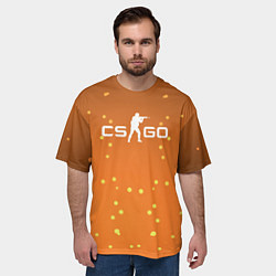 Футболка оверсайз мужская Cs go Абстракция, цвет: 3D-принт — фото 2