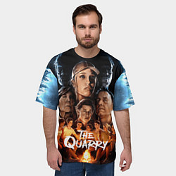 Футболка оверсайз мужская The Quarry Монстр и Персонажи, цвет: 3D-принт — фото 2
