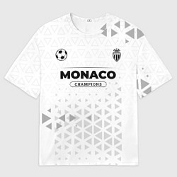 Футболка оверсайз мужская Monaco Champions Униформа, цвет: 3D-принт