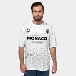 Футболка оверсайз мужская Monaco Champions Униформа, цвет: 3D-принт — фото 2