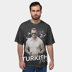 Футболка оверсайз мужская Turkish Love Serkan, цвет: 3D-принт — фото 2
