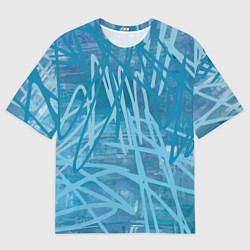 Футболка оверсайз мужская Небесный силуэт, цвет: 3D-принт