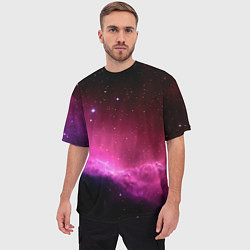 Футболка оверсайз мужская Night Nebula, цвет: 3D-принт — фото 2