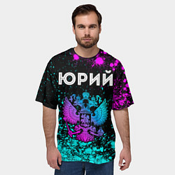 Футболка оверсайз мужская Юрий Россия, цвет: 3D-принт — фото 2