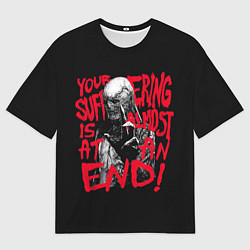 Мужская футболка оверсайз Очень странные дела Векна