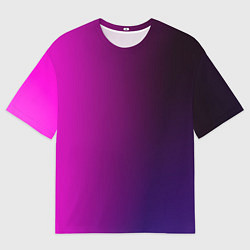 Мужская футболка оверсайз VIOLET gradient