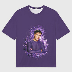 Футболка оверсайз мужская Юра Шатунов вечно молодой, цвет: 3D-принт