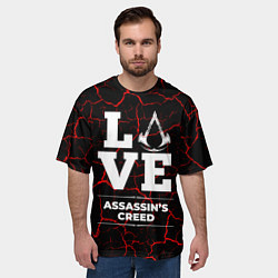 Футболка оверсайз мужская Assassins Creed Love Классика, цвет: 3D-принт — фото 2
