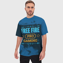 Футболка оверсайз мужская Игра Free Fire: PRO Gaming, цвет: 3D-принт — фото 2