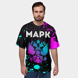 Футболка оверсайз мужская Марк Россия, цвет: 3D-принт — фото 2