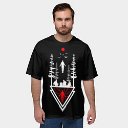 Футболка оверсайз мужская Max vs Vecna, цвет: 3D-принт — фото 2