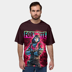 Футболка оверсайз мужская Fortnite Bonehead Skin, цвет: 3D-принт — фото 2