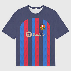 Футболка оверсайз мужская Барселона 22-23, цвет: 3D-принт