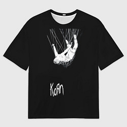Мужская футболка оверсайз KoЯn Korn