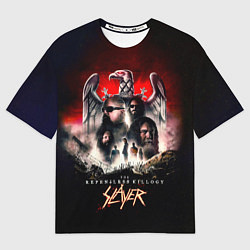 Футболка оверсайз мужская Slayer: The Repentless Killogy, цвет: 3D-принт