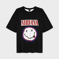 Мужская футболка оверсайз Nirvana гранж