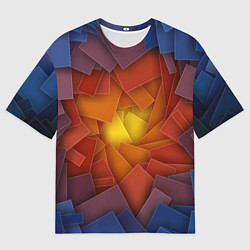 Мужская футболка оверсайз Личный лабиринт