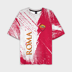 Мужская футболка оверсайз Roma краска