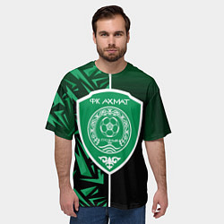 Футболка оверсайз мужская ФК АХМАТ Sportwear, цвет: 3D-принт — фото 2