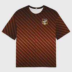 Футболка оверсайз мужская Фанат ФК Урал, цвет: 3D-принт