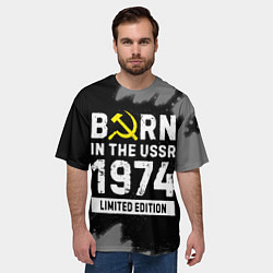 Футболка оверсайз мужская Born In The USSR 1974 year Limited Edition, цвет: 3D-принт — фото 2