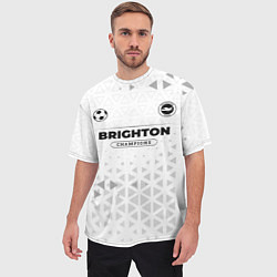 Футболка оверсайз мужская Brighton Champions Униформа, цвет: 3D-принт — фото 2