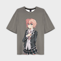 Мужская футболка оверсайз Юи Юигахама OreGairu