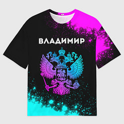 Футболка оверсайз мужская Владимир Россия, цвет: 3D-принт