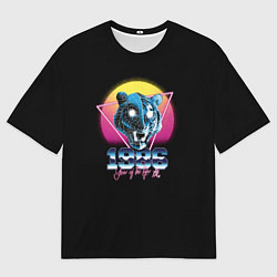 Футболка оверсайз мужская 1986 год тигра, цвет: 3D-принт