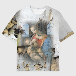 Футболка оверсайз мужская Мадонна Литта Леонардо да Винчи Post-art, цвет: 3D-принт