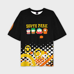 Футболка оверсайз мужская Южный Парк - абстракция, цвет: 3D-принт