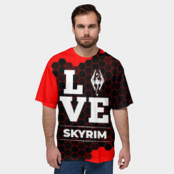 Футболка оверсайз мужская Skyrim Love Классика, цвет: 3D-принт — фото 2